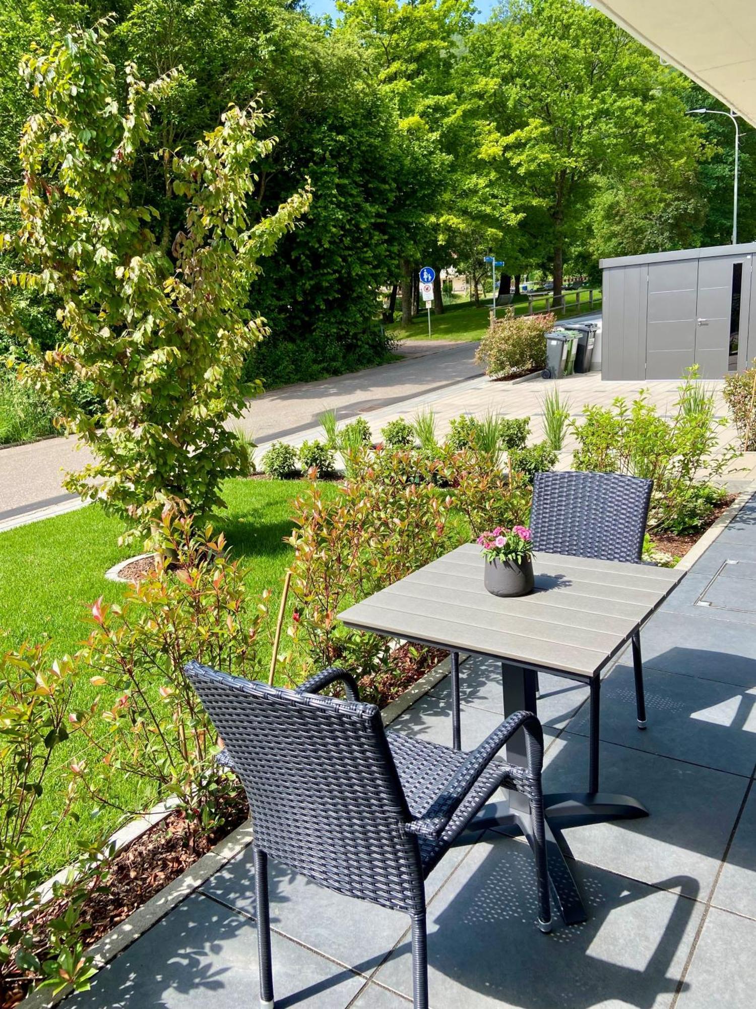 Halbstueck - Ferienwohnungen Am Kropsbachpark Sankt Martin Exterior photo